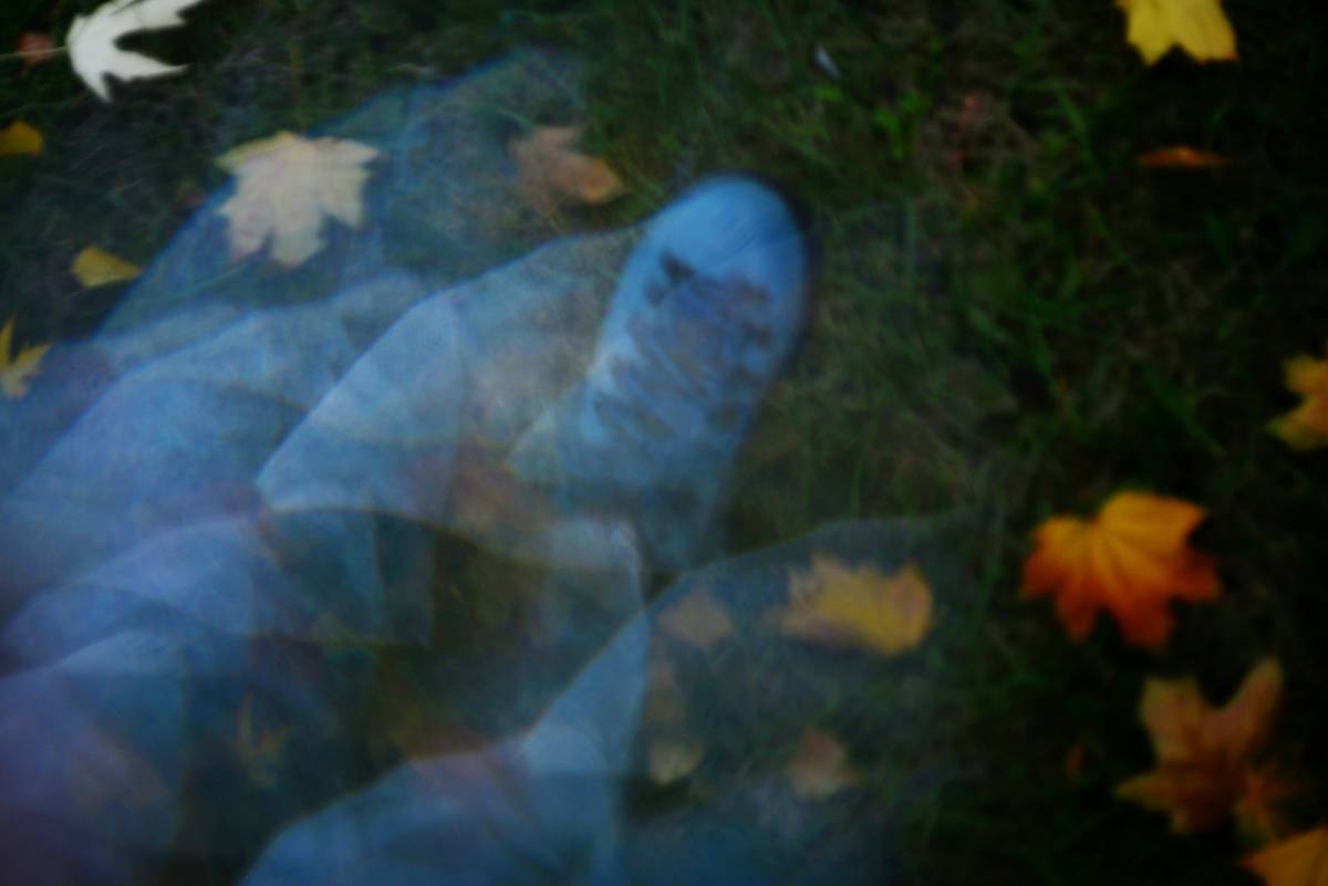 Field investigator analyzing ghost behavior during investigations with strange features in horror game environment
